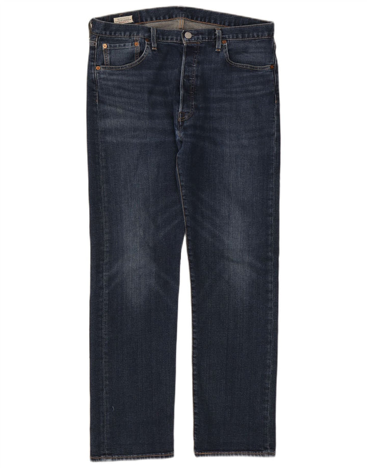 Levi's Herren 501 Straight Jeans W34 L30 Blaue Baumwolle
