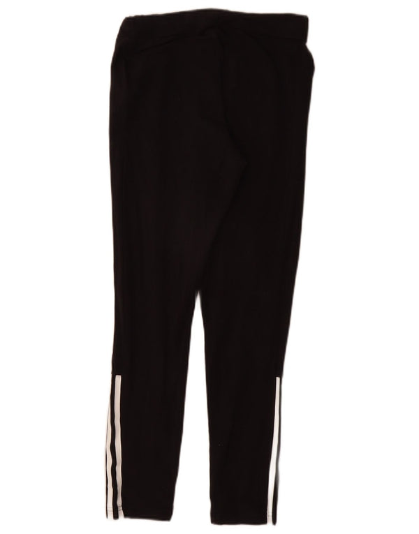 Adidas Damen Leggings UK 8/10 Small Schwarz Baumwolle