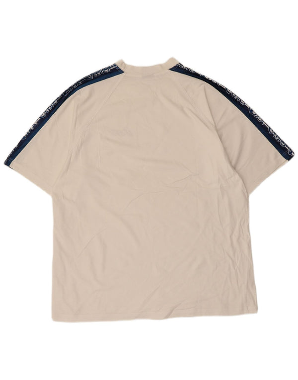 Asics Mens Graphic T-Shirt Top XL White Colourblock
