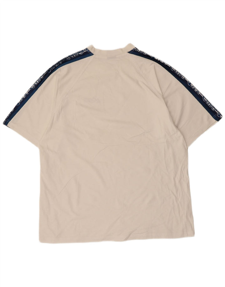 Asics Herren T-Shirt mit Grafik, XL, Weiß, Farbblock