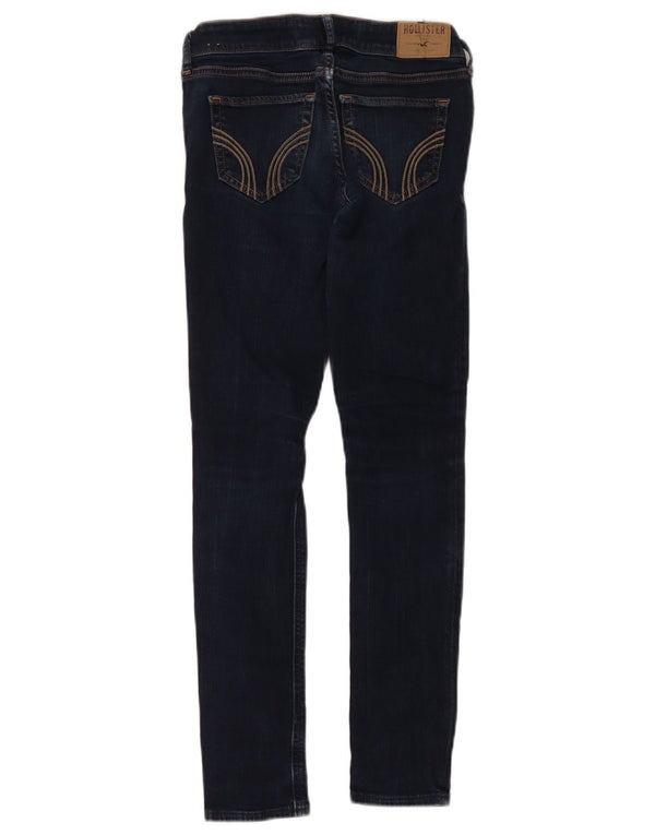 Hollister Damen Skinny Jeans US 0 XS W24 L29 Marineblaue Baumwolle