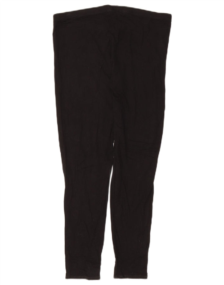 Oasis Damen Leggings UK 12 Mittelschwarze Viskose