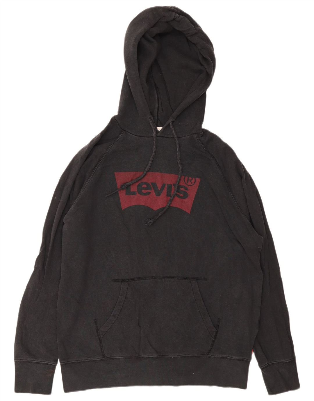 Levi's Herren-Kapuzenpullover mit Grafik, mittelschwarz, Baumwolle