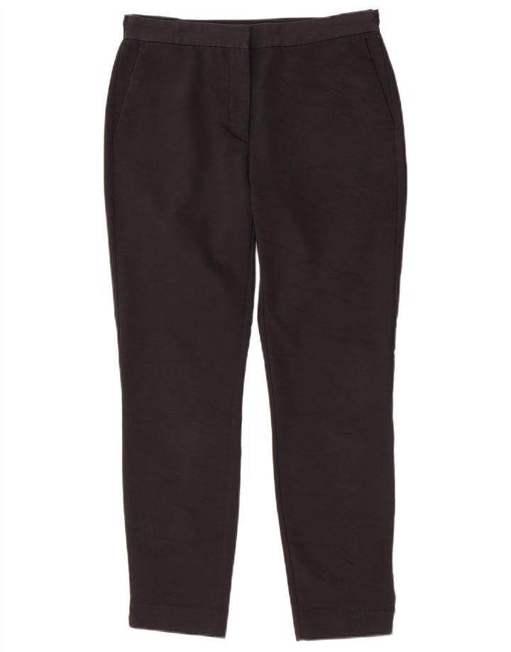 Zara Slim Chino-Hose für Damen, mittelgroß, W28, L26, schwarze Baumwolle