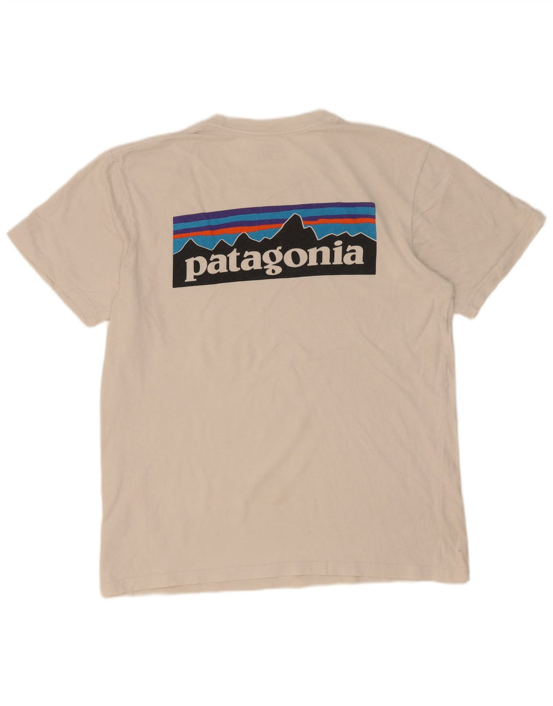 Patagonia Herren-T-Shirt mit normaler Passform und Grafik, mittelweiße Baumwolle