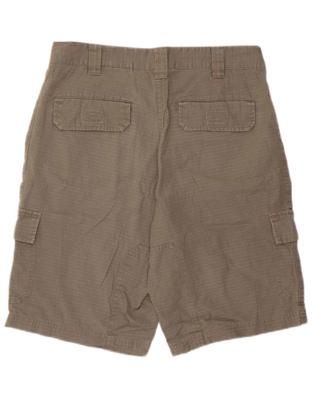 Vintage Herren Cargo Shorts IT 48 Medium W30 Grau Nadelstreifen