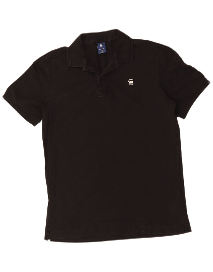 G-Star Herren Poloshirt Mittelschwarze Baumwolle