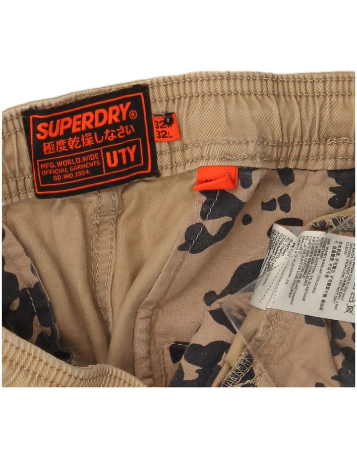 SUPERDRY Gerade Cargohose für Herren, W32, L29, Beige, Baumwolle