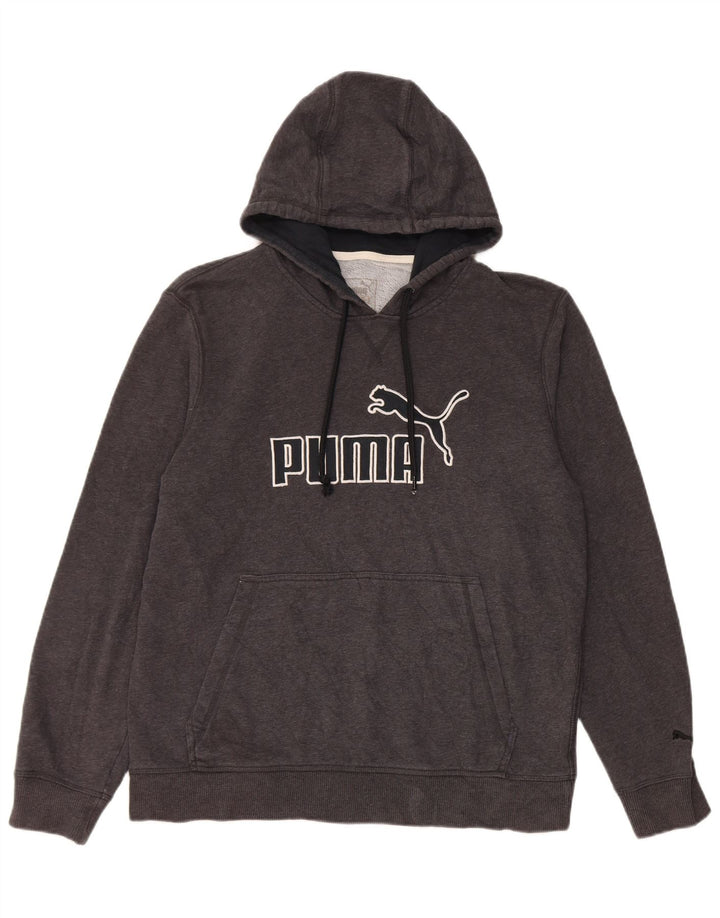 Puma Herren Graphic Hoodie Pullover Mittelgrau
