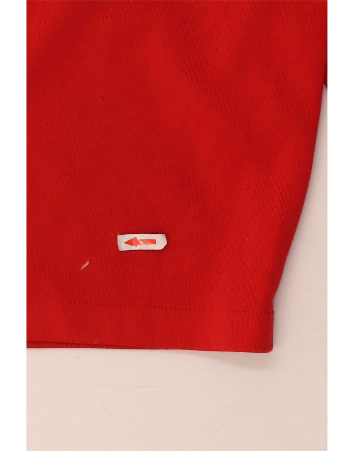 Nike Herren-Sportshorts aus mittelrotem Colourblock-Polyester