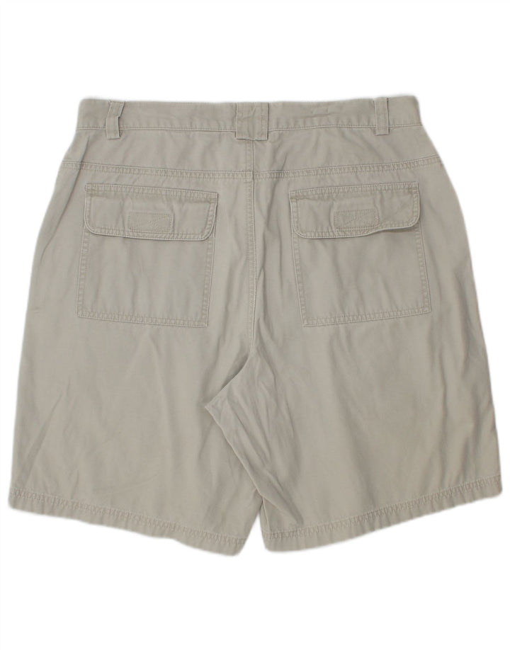 EDDIE BAUER Herren Cargoshorts W34 Große graue Baumwolle