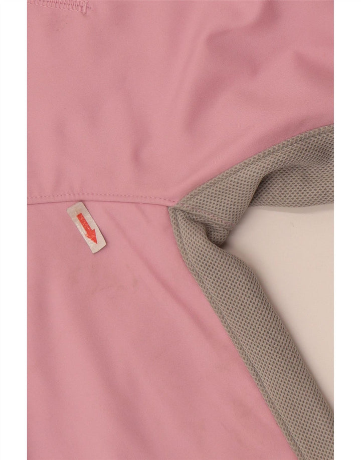 Columbia Damen Interchange Trainingsanzug Top Jacke UK 14 Mittelrosa