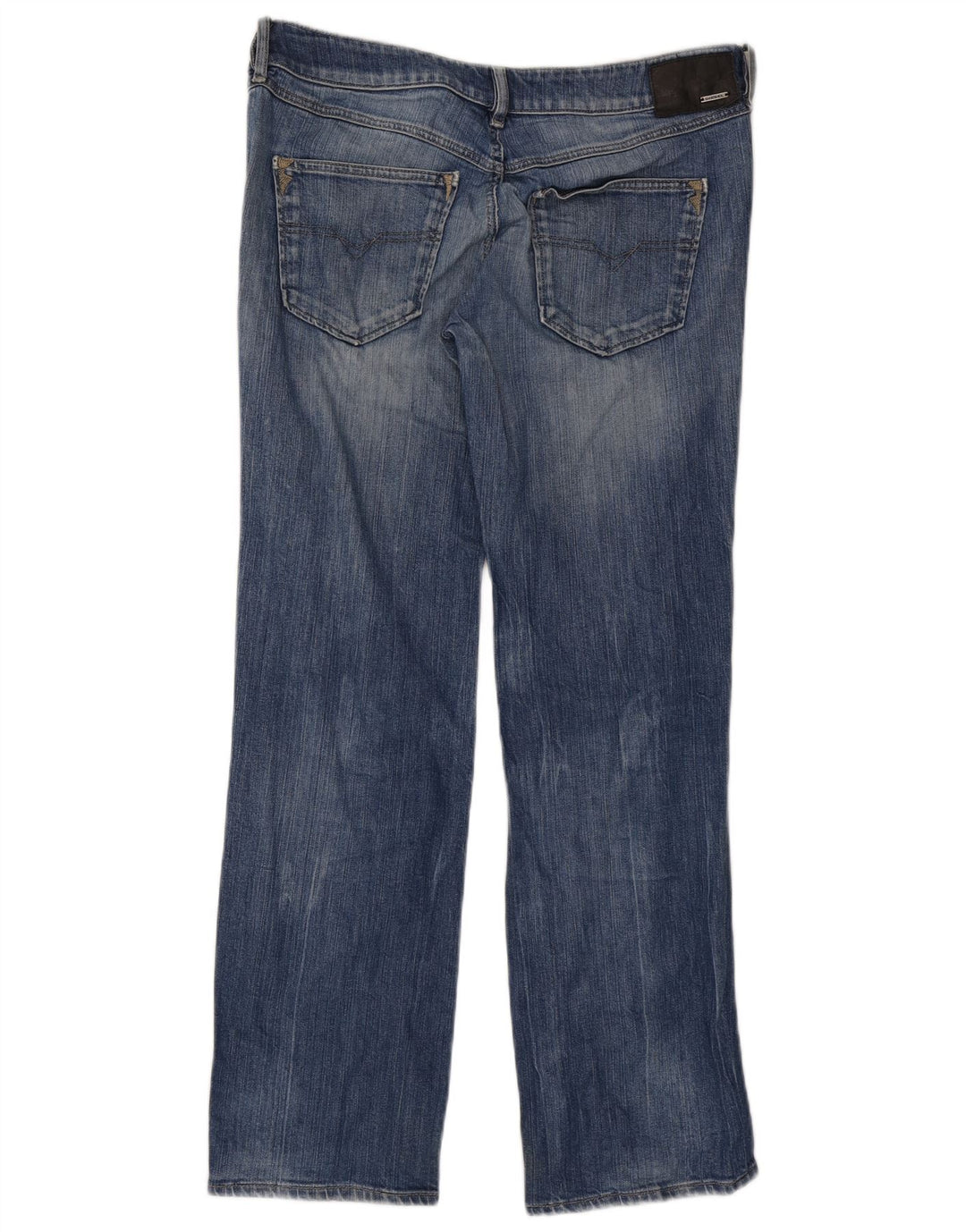Diesel Damen Vixy Straight Jeans W31 L32 Blaue Baumwolle