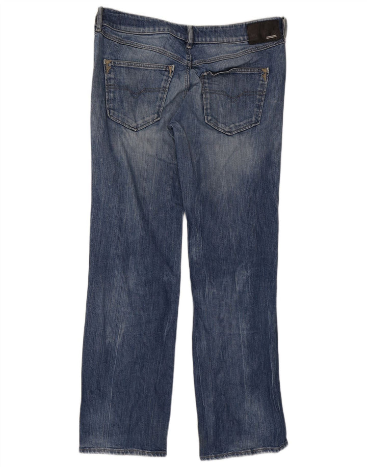 Diesel Damen Vixy Straight Jeans W31 L32 Blaue Baumwolle