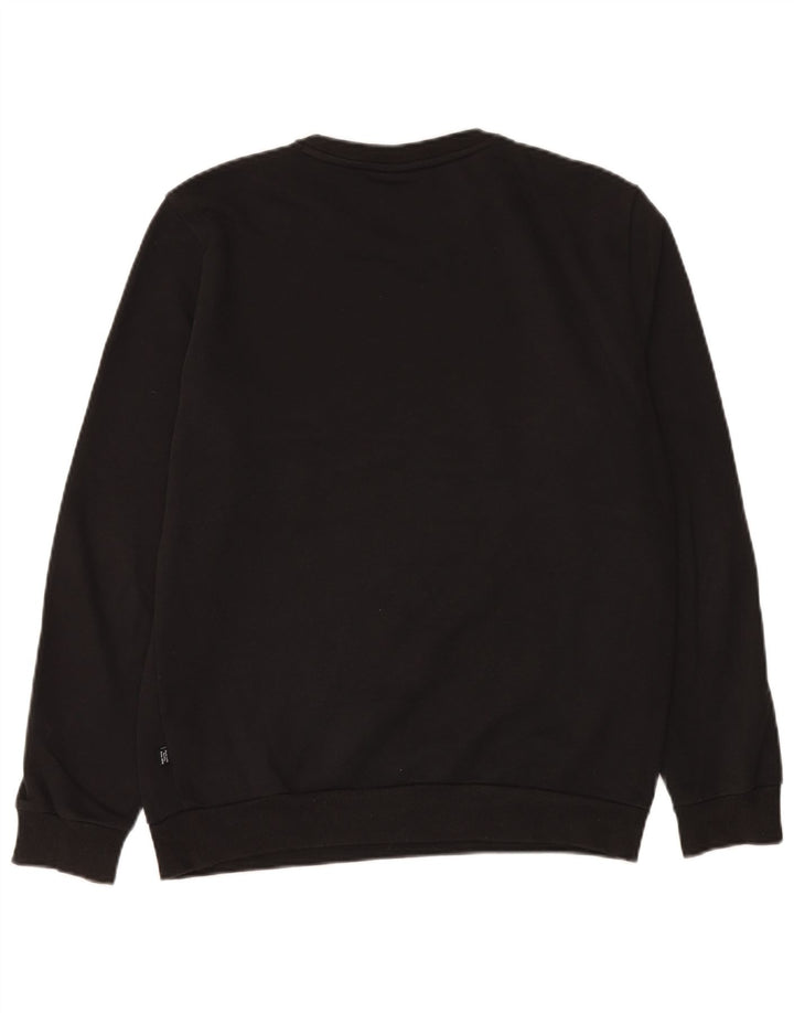 Puma Herren Sweatshirt Pullover Small Schwarz Baumwolle