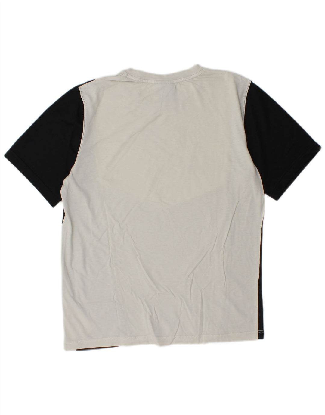 Nike Herren-T-Shirt mit Grafik, Mittelweiß, Colourblock-Baumwolle
