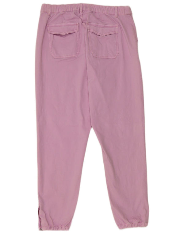 Marks & Spencer Damen Jogger Chinohose UK 16 Large W34 L28 Lila