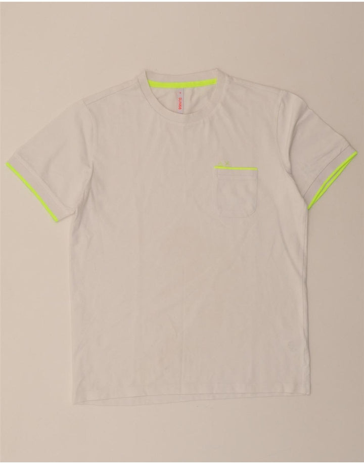 SUN68 Mens T-Shirt Top Medium White Cotton Vintage Sun68 and Second-Hand Sun68 from Messina Hembry 