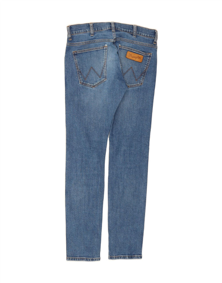 WRANGLER Womens Bryson Slim Jeans W29 L32 Blue Cotton Vintage Wrangler and Second-Hand Wrangler from Messina Hembry 
