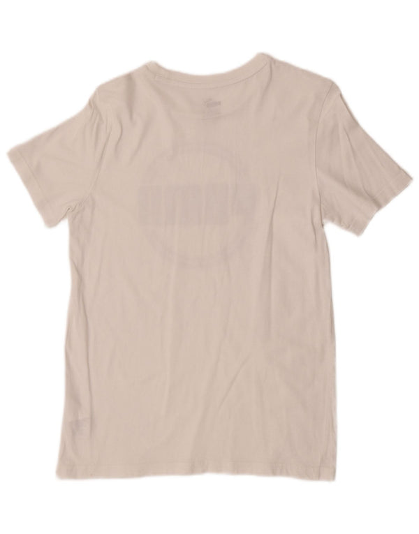 Puma Jungen T-Shirt mit Grafik, 13–14 Jahre, weiße Baumwolle