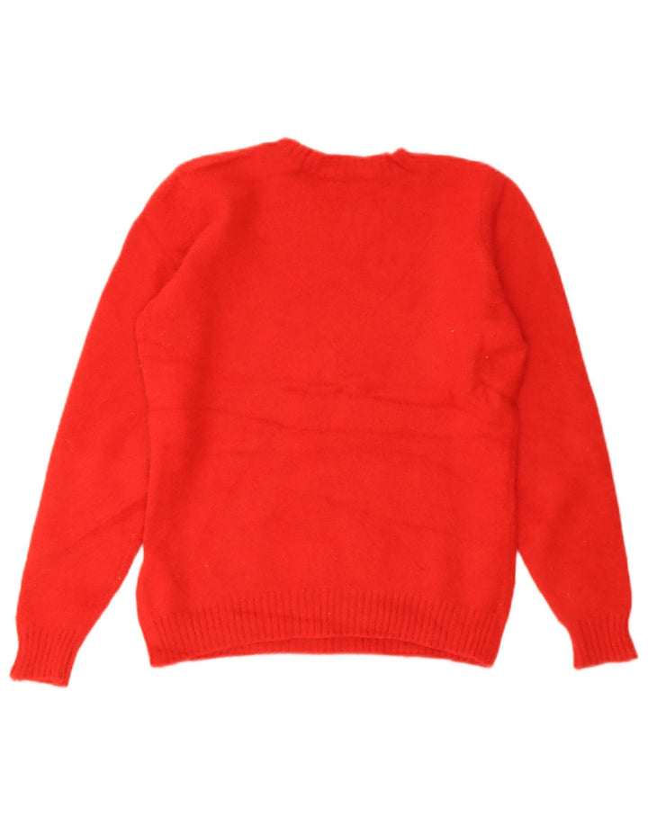 Marks & Spencer Damen Crop Pullover mit Rundhalsausschnitt, Gr. 8, Rot
