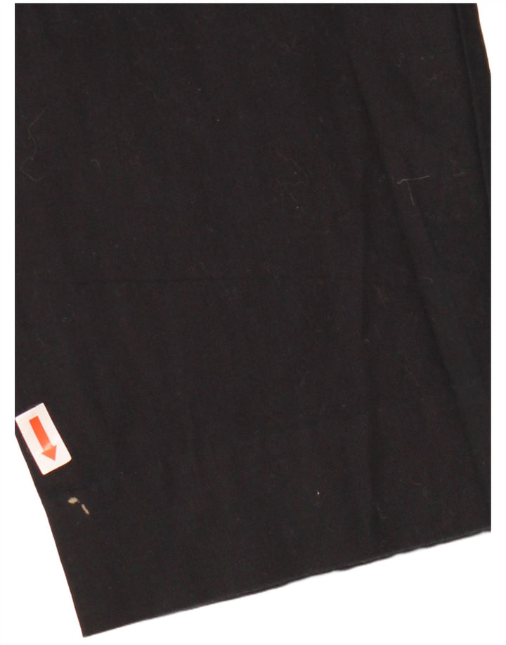 J. Crew Damen Slim Cropped-Hose US 8 Medium W32 L26 Schwarze Baumwolle