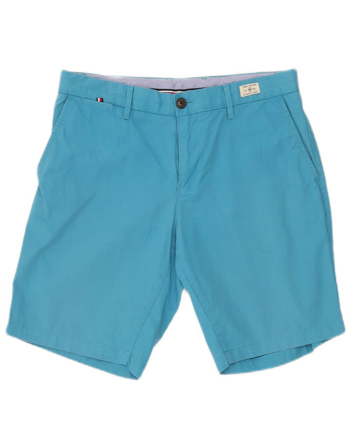 Tommy Hilfiger Herren Chinoshorts W31 mittelblaue Baumwolle