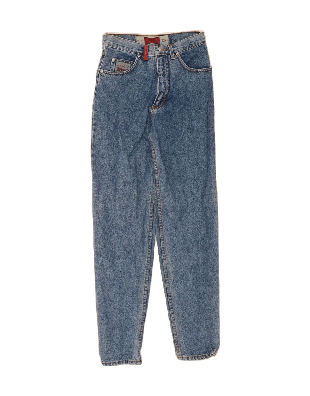 RIFLE Womens Tapered Jeans W26 L29 Blue Vintage Rifle and Second-Hand Rifle from Messina Hembry 