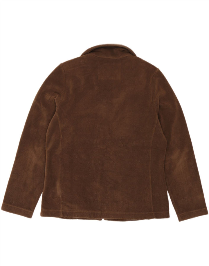 Campagnolo Damen Fleecejacke UK 14 Mittelbraunes Polyester