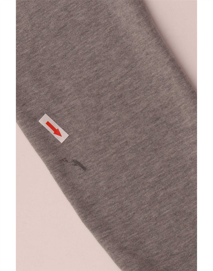Ellesse Herren-Kapuzenpullover mit grafischer regulärer Passform, Größe S, graue Baumwolle