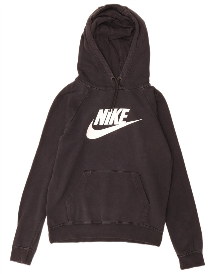 Nike Herren-Kapuzenpullover mit Grafik, Größe S, Schwarz, Baumwolle