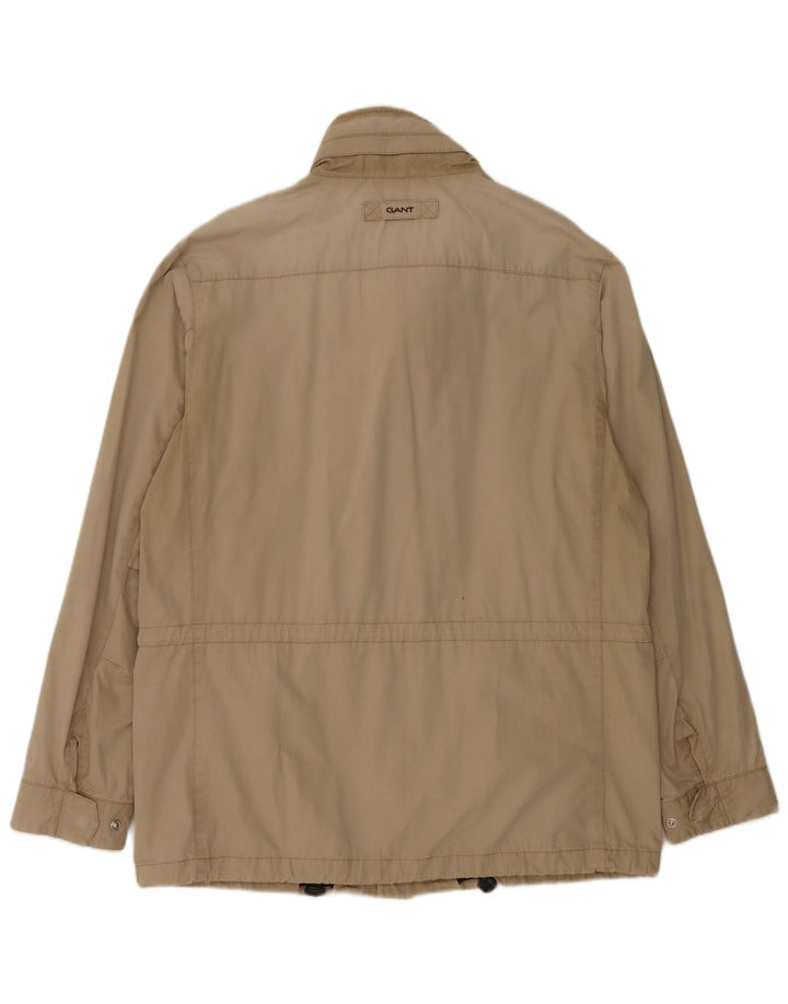 GANT Herren-Utility-Jacke mit Kapuze, UK 40, Größe L, Beige, Baumwolle