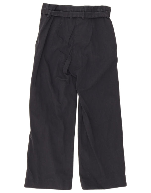Cos Damen-Hose mit hoher Taille, kurz geschnitten, EU 36, Größe S, W30, L26, Marineblau