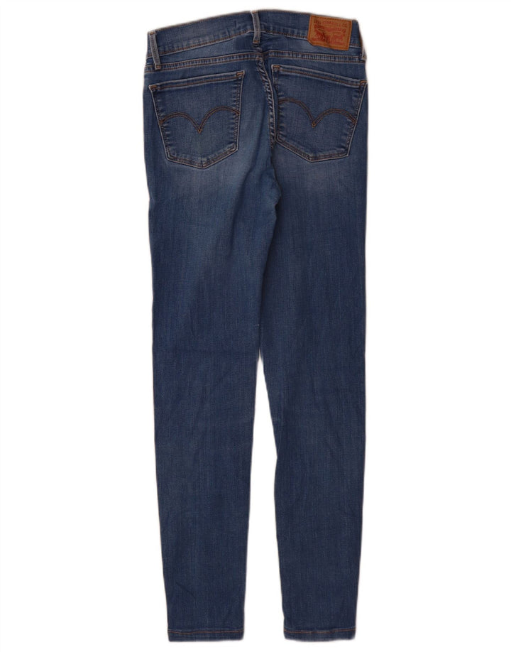 Levi's Damen 710 Super Skinny Jeans W27 L28 Blau