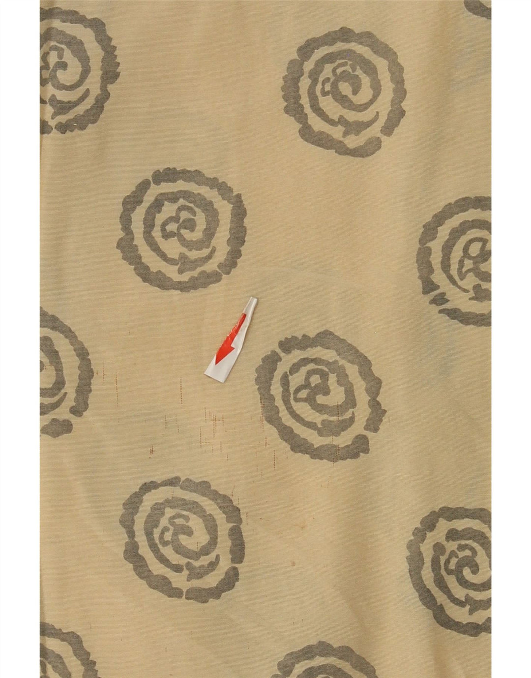 ONE WAY Herren Kurzarm-Pulloverhemd XL Beige geometrische Viskose