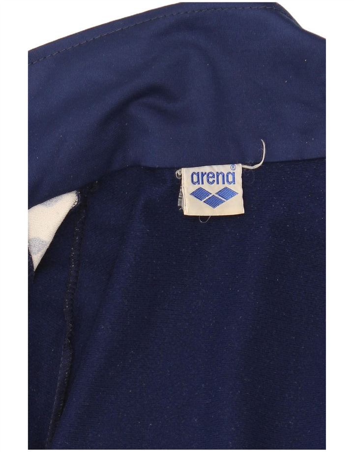 Arena Herren-Trainingsanzugoberteil mit Grafik, 2XL, Marineblau, Farbblock