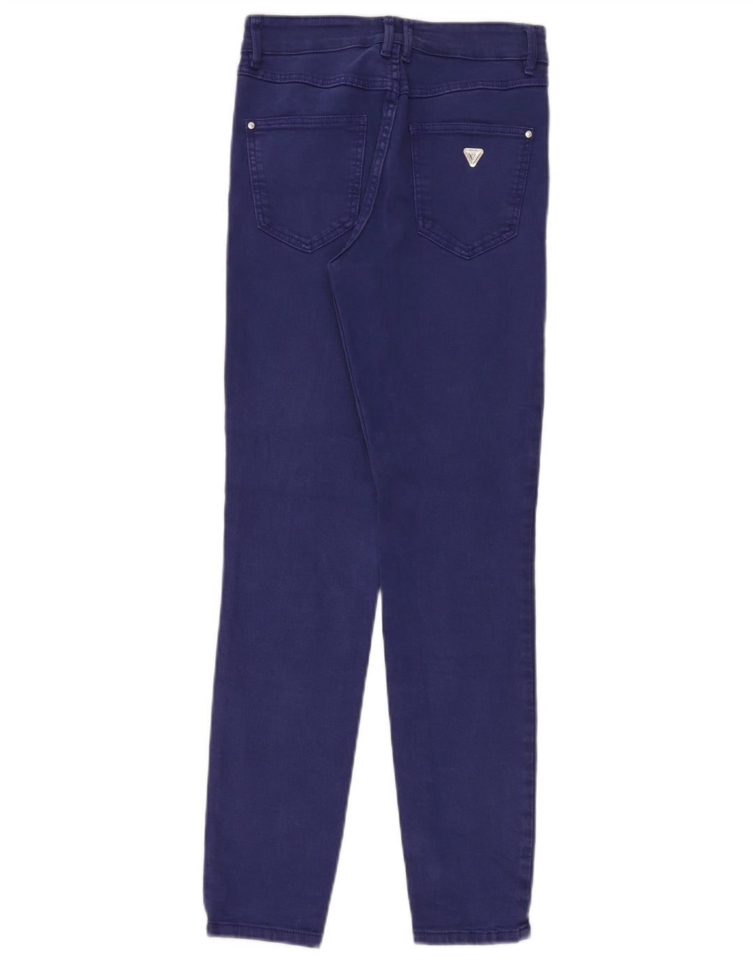 Guess Damen Slim Jeans W27 L28 Blaue Baumwolle