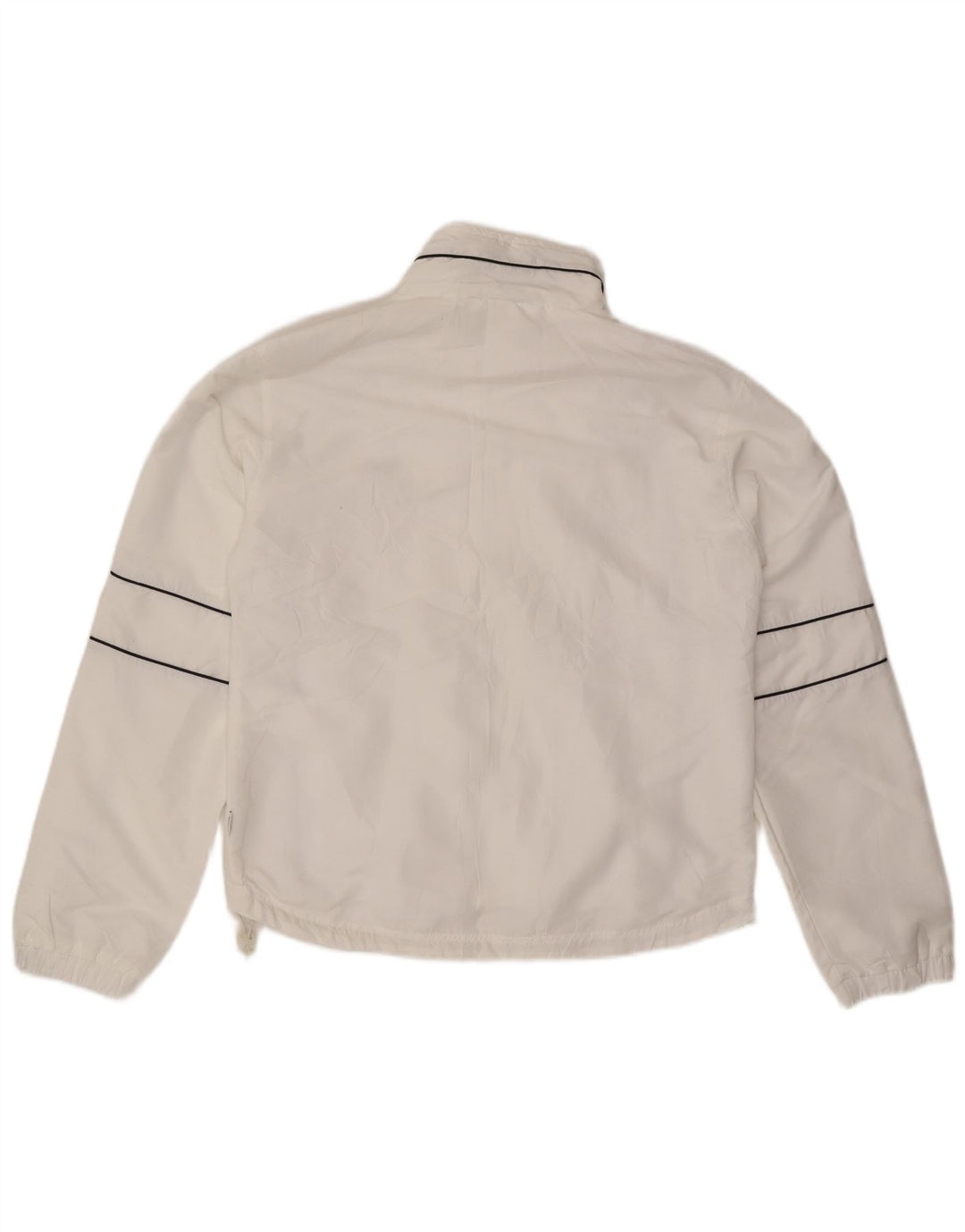 Fila Damen-Trainingsanzugoberteil, Jacke, UK 16, Größe L, Weiß, Polyester