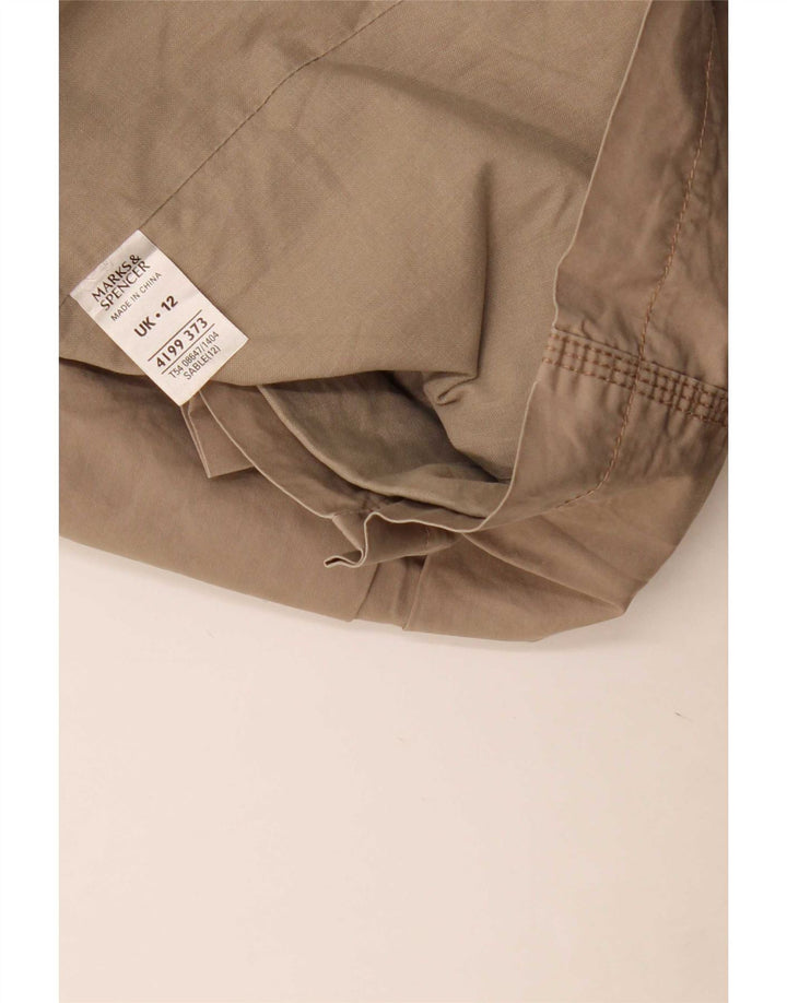 Marks & Spencer Damen Zweireihige Militärjacke UK 12 Mittelbeige