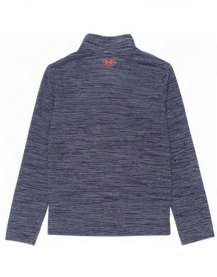 Under Armour Pullover-Trainingsoberteil für Jungen, 6–7 Jahre, Marineblau meliert