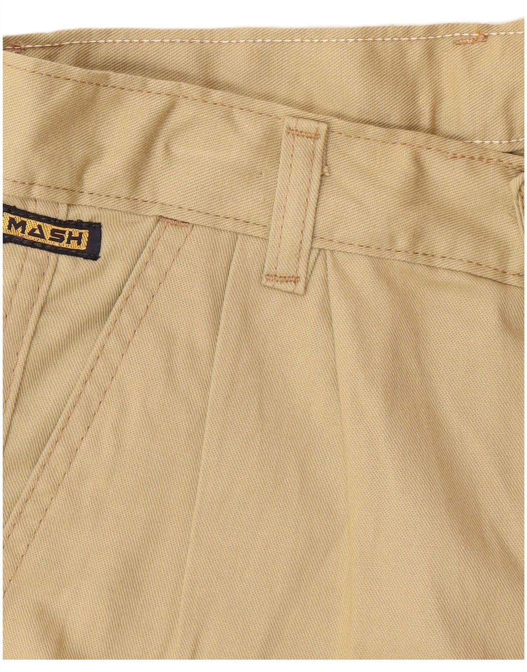 Mash Damen Straight Pegged Chino Hose IT 42 Medium W26 L37 Khaki