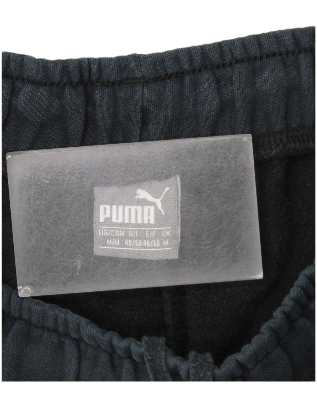 Puma Herren gerade Trainingshose Jogger mittelschwarze Baumwolle