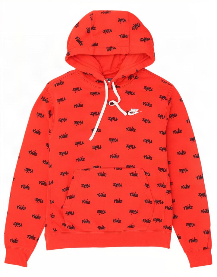 Nike Herren-Kapuzenpullover mit Grafik, mittelrote Baumwolle
