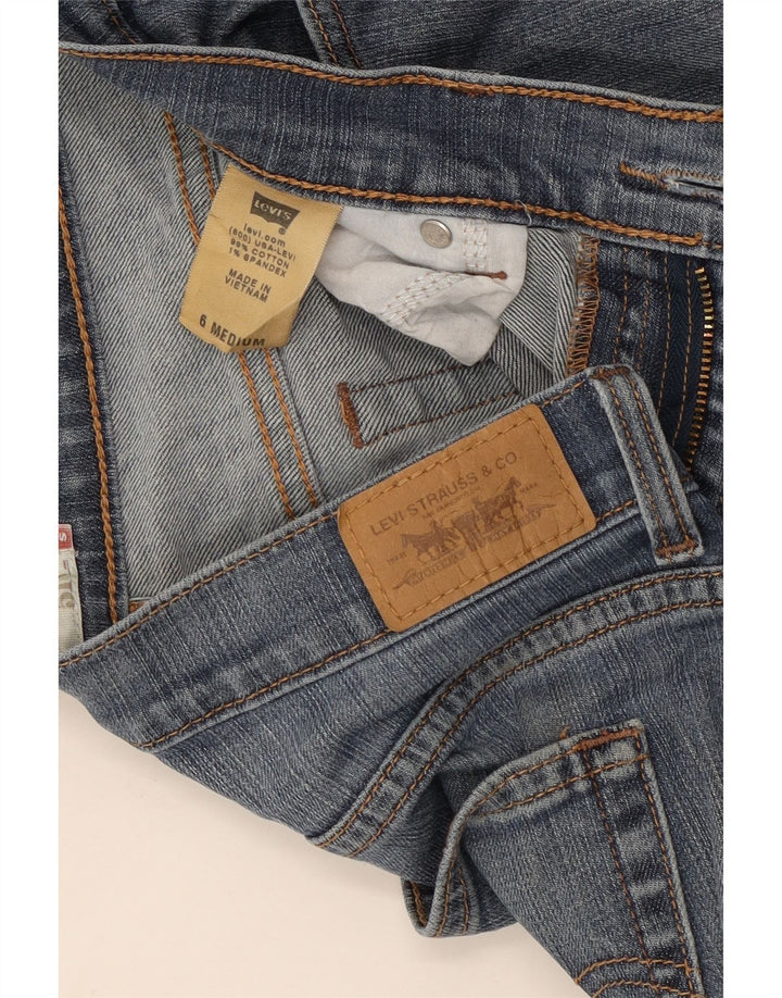 Levi's Damen 515 Bootcut Jeans US 6 Medium W30 L31 Blaue Baumwolle