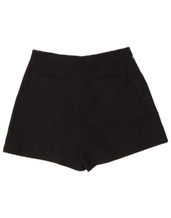 Lazzari Womens Pegged Casual Shorts EU 40 Medium W28 Schwarze Schurwolle
