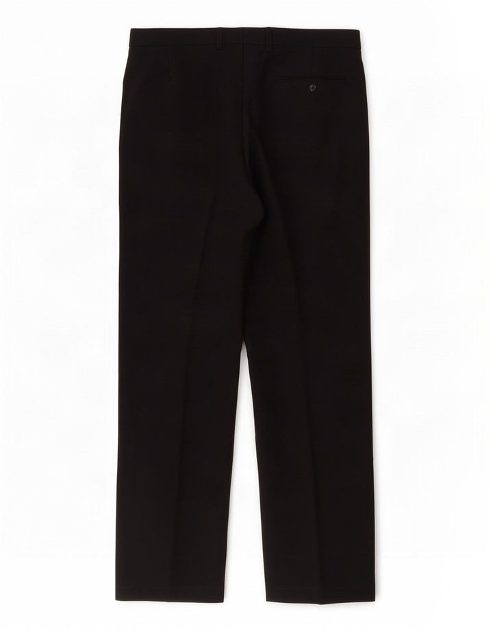 Marks & Spencer Herren-Anzughose mit gerader Passform und normaler Passform, W36 L31, Marineblau
