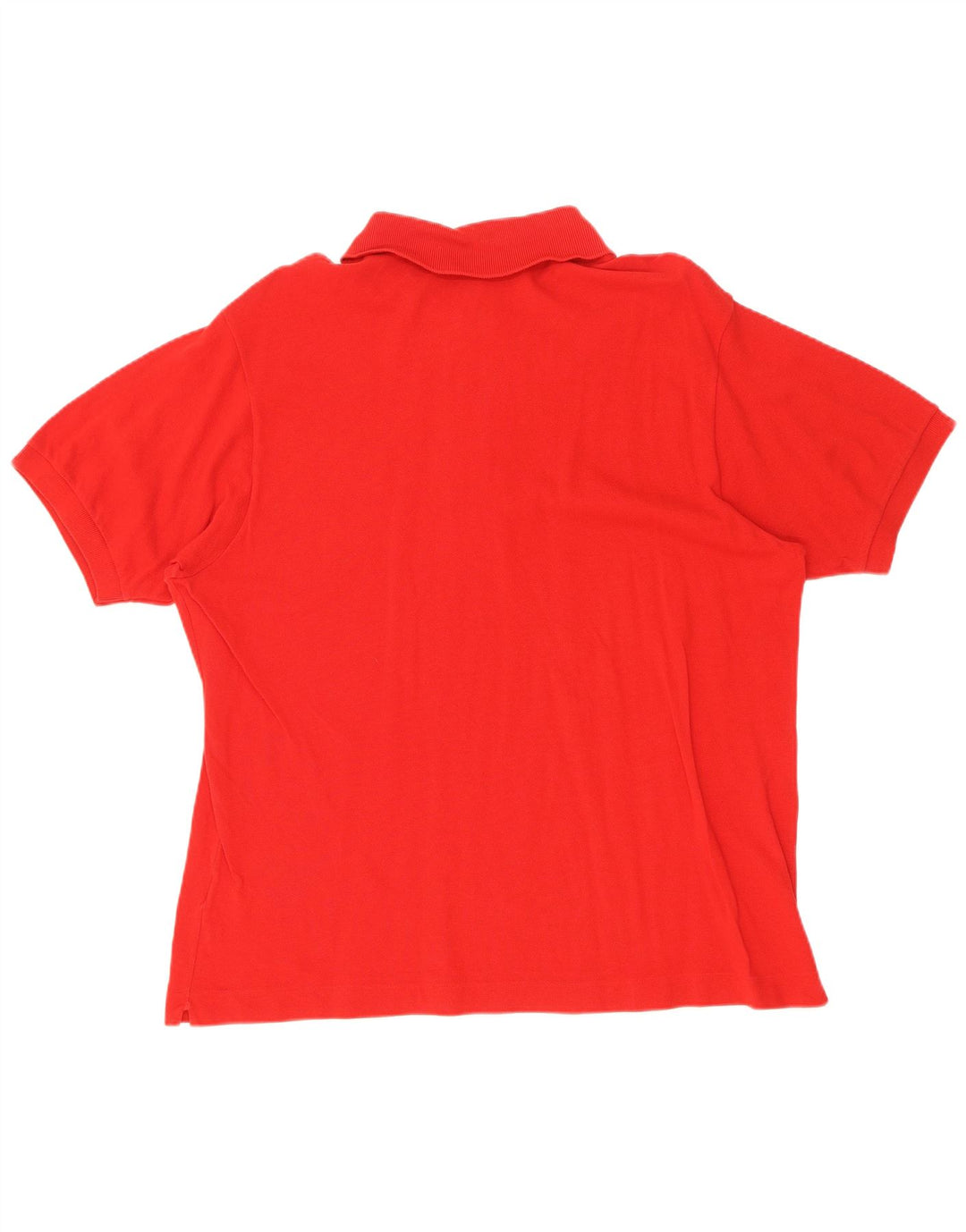 Lacoste Herren-Poloshirt, Größe 6 XL, rote Baumwolle