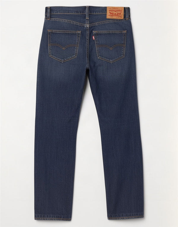 Levi's Herren 501 Straight Jeans W32 L32 Marineblaue Baumwolle