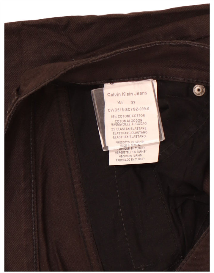 Calvin Klein Damen Bermudashorts W31 mittelbraune Baumwolle