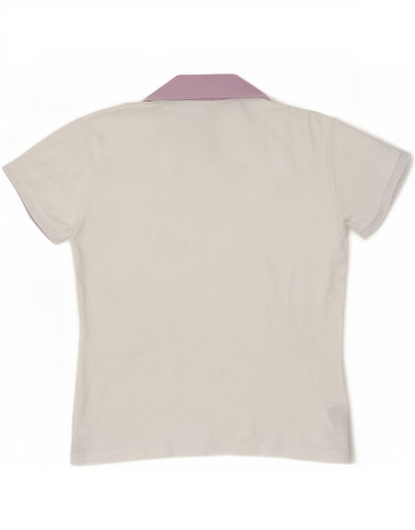 Kappa Damen Poloshirt UK 18 XL Weiße Baumwolle